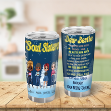 Soul Sisters Dear Bestie Your Bestie For Life - Bestie Tumbler - Gift For Best Friend - Gift Tumbler