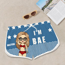 Will Remove For Bae - Personalized Couple Beach Shorts - Matching Swimsuits For Couples - Gift For Couples, Husband Wife