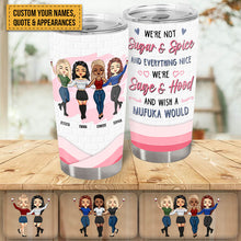 Chibi Bestie We're Not Sugar & Spice And Everything Nice - Gift For Best Friends - Personalized Custom Tumbler