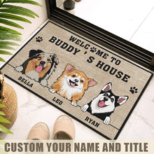 No Need To Knock I Know You Are Here - Personalized Custom Doormat - Dog Doormat - Gift For Dog Lovers