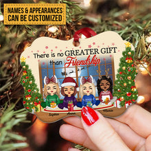 No Greater Gift Than Friendship - Christmas Gift For BFF - Personalized Custom Ornament