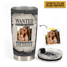 Custom Photo Bestie Partners In Crime If We Get Caught - Personalized Custom Tumbler