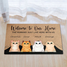 Welcome To The Pet Home - Funny Personalized Pet Decorative Doormat