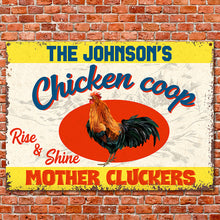 Personalized Chicken Metal Signs - Farm Chicken Coop - Customized Classic Metal Signs Chicken Signs