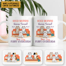 Good Morning Human Servant - Pet Mug - Gifts For Cat Lovers Personalized Custom Cat Mug