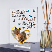 Custom Photo - From Our First Kiss Till Our Last Breath - Personality Customized Acrylic Plaque