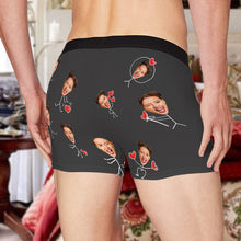 Girlfriend Face Wife Face - Personalized Photo Men's Boxer Briefs - Gift For Boyfriend, Husband