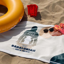 The Dadalorian This Is The Way - Personalized Custom Beach Towel For Dad Special Gift For Father