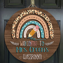 Personalized Name Teacher Door Signs For Classroom Decor - Best Teacher Appreciation Gifts