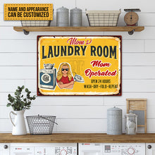 Laundry Room - Gift For Auntie And Mom And Grandma - Personalized Custom Classic Metal Signs