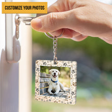 Custom Photo Personalized Keychain Don't Cry For Me I'm OK!! - Upload Image - Custom Keychain Memorial Gift For Dog Cat Mom Dad