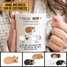 Dear Mom Thank You For Being Our Mom - Pet Mug - Gifts For Dog Lovers Lovely Pet Personalized Custom Mug