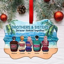 Brothers & Sisters Forever Linked Together - Personalized Christmas Ornament