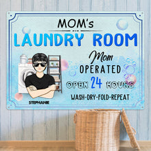 Laundry Room - Gift For Auntie And Mom And Grandma - Bubble - Personalized Custom Classic Metal Signs