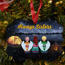 Sisters Ornament - Always Sisters - Personalized Christmas Ornament
