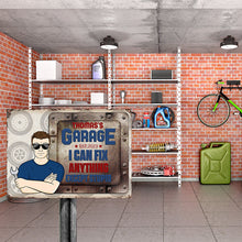 Daddy's Garage - I Can Fix Anything Except Stupid - Gift For Dad - Personalized Custom Classic Metal Signs