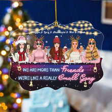 Besties Forever - Personalized Acrylic Ornament, Christmas Gift For Sisters, Best Friends, Besties