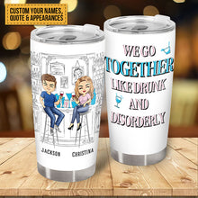 Here's To Another Year Of Bonding Over Alcohol White Best Friends - Bestie BFF Gift - Personalized Custom Tumbler