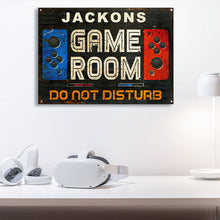 Personalized Gaming Room Not Disturb Customized Classic Metal Signs-CUSTOMOMO