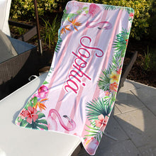 Personalized Beach Towel Personalized Name Bath Towel Custom Pool Towel Beach Towel Summer