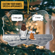 Memorial Pet - Personalized Acrylic Ornament - Christmas, Memorial, Loving Gift For Pet Loss Owners, Dog Mom, Dog Dad, Dog Lover