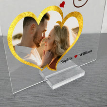 Custom Photo - From Our First Kiss Till Our Last Breath - Personality Customized Acrylic Plaque