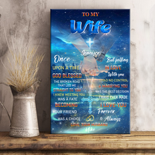 I Knew Meeting You Was A Fate - Custom Personalized Canvas Wall - Gift For Couple