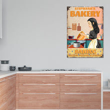 Baking Because Murder Is Wrong - Personalized Custom Metal Sign - Customizable Metal Signs - Kitchen