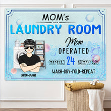 Laundry Room - Gift For Auntie And Mom And Grandma - Bubble - Personalized Custom Classic Metal Signs