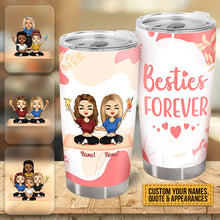 Best Friends Are The Sisters We Choose For Ourselves - Bestie Tumbler - Gift For Besties Personalized Custom Tumbler