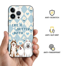 Life Is Better With Puppies - Pet Phone Case - Gift For Pet Lovers Personalized Custom Phone Case