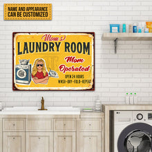 Laundry Room - Gift For Auntie And Mom And Grandma - Personalized Custom Classic Metal Signs