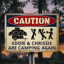 Drunk Campers Are Camping Again - Personalized Camping Metal Sign-CUSTOMOMO