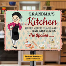 Kitchen Where Memories Are Made  - Personalized Metal Sign - Mother's Day Gift - Gift For Mother, Grandma, Nana, Mama
