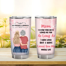 Mother's Day Gift - Mom Gift From Daughter - Loved You My Whole Life - Personalized Custom Tumbler