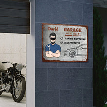 He Can Fix Anything Except Stupid - Gift For Dad - Father's Day Gift Personalized Custom Metal Sign