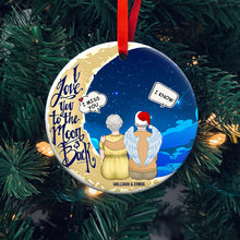 I Miss You - Personalized Ceramic Ornament - Christmas Ornament - Family Memorial Gift