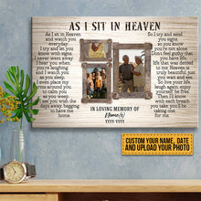 Custom Photo - In Memory Gift For Loss Best Personalized -  Memorial Canvas - Personality Customized Canvas
