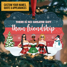 Here's To Another Year Of Bonding Over Alcohol - Personalized Aluminum Ornament - Christmas, Loving Gift For Besties, BFF, Best Friends, Soul Sisters