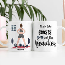 Train Like Beasts  - Personality Customized Mug - Gift For Fitness Sport Girl