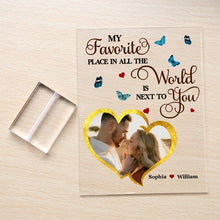 Custom Photo - From Our First Kiss Till Our Last Breath - Personality Customized Acrylic Plaque