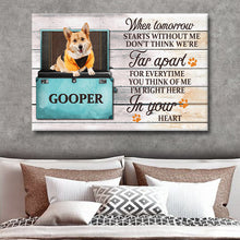 Custom Photo - If Love Could Have Saved You You Would Have Lived Forever  - Personalized Custom Canvas - Pet Canvas