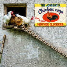 Personalized Chicken Metal Signs - Farm Chicken Coop - Customized Classic Metal Signs Chicken Signs