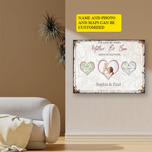 The Love Between Mother & Son Know No Distance - Customized Metal Sign - Mother's Day Gift