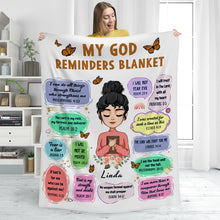 Christian Bible My Affirmations Blanket - Personalized Custom Blanket - Gifts For Christian