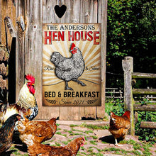 Chicken Hen House Custom Classic Metal Signs, Chicken Decor, Farmhouse Decor-CUSTOMOMO