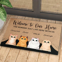 Welcome To The Pet Home - Funny Personalized Pet Decorative Doormat