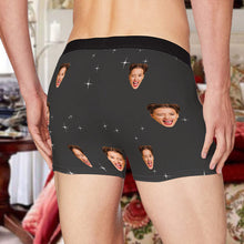 Custom Photo - I'm Nuts About You - Personalized Customized Man's Boxer Briefs - Gift For Husband Boyfriend - Valentines Day Gift