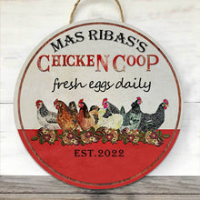 Personalized Chicken Coop God Says Customized Classic Door Signs