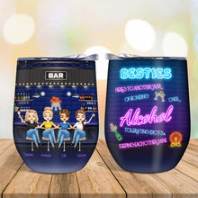 Bestie Here's To Another Year - Bestie BFF Gift - Personalized Custom Wine Tumbler